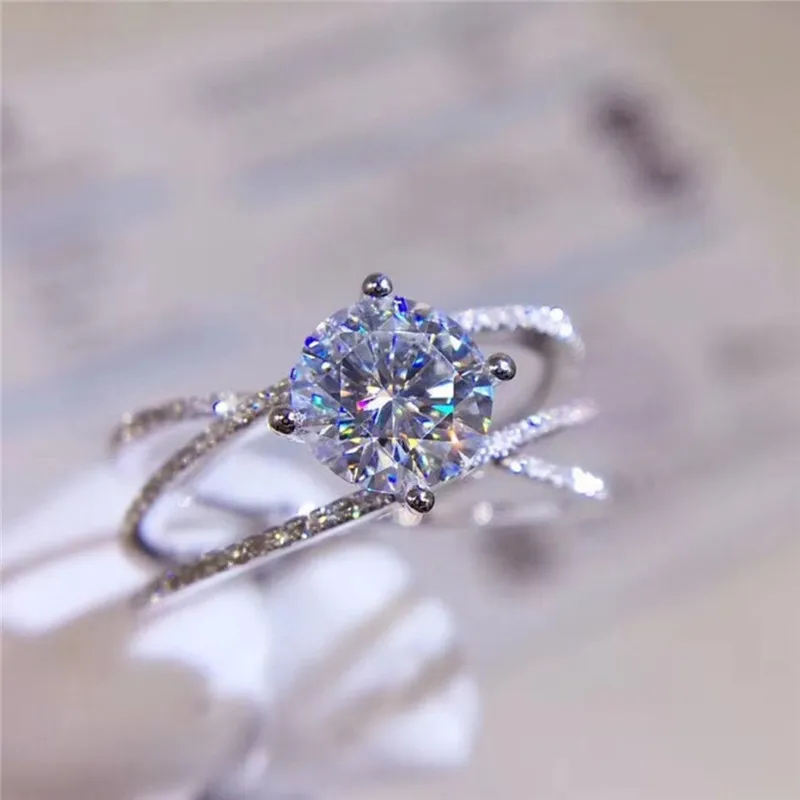 kf Hab5b04049e4f40c7ab6a9d8a0c15491eK Huitan Newly Fancy Cross Rings for Women Delicate Bridal Wedding Ring with Shiny Crystal Cubic Zirconia kf Hab5b04049e4f40c7ab6a9d8a0c15491eK Huitan Newly Fancy Cross Rings for Women Delicate Bridal Wedding Ring with Shiny Crystal Cubic Zirconia