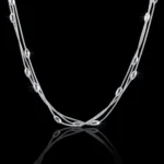 kf S55b732155ca443ed8b68d4c9f2bd054fa 925 sterling silver Charms beads Necklace for women luxury fashion party wedding accessories Jewelry Christmas gifts