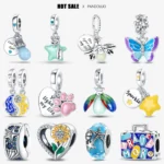 kf Seb84cc8b1efd480985e678bd731835efm 2024 New in Hot Sale Original Charm Beads Fit Pandora Bracelet For Women 925 Silver Glow e1727887190475