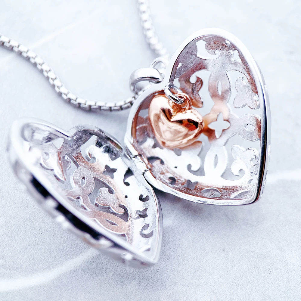 kf-S350fbf41ce2d4c168296f044d83d490co-Necklace-Heart-Medallion-Brand-New-Link-Chain-Fashion-Jewelry-Europe-925-Sterling-Silver-Gift-For-Women