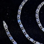 kf Sfa55ded9507042fdbe8a3834e88ac15f4 New LuxurySilver Color Special 2MM Flat Clavicle Chains Necklaces for Men Women Wedding Jewelry Christmas Gifts
