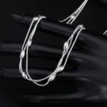 kf S55b732155ca443ed8b68d4c9f2bd054fa 925 sterling silver Charms beads Necklace for women luxury fashion party wedding accessories Jewelry Christmas gifts