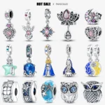 kf Seb84cc8b1efd480985e678bd731835efm 2024 New in Hot Sale Original Charm Beads Fit Pandora Bracelet For Women 925 Silver Glow e1727887190475
