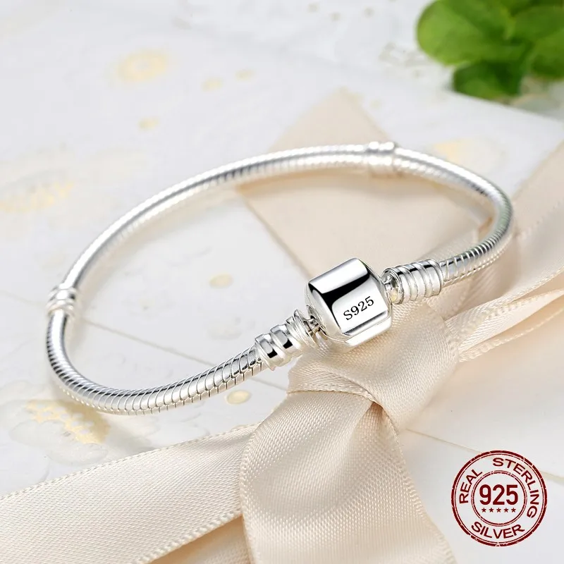 kf S5327ef9ea1224809a52dd666f17c11e4Y Handmade Original Fine Jewelry 925 Sterling Silver Charm Bracelet Soft Smooth Snake Bone Bracelets for Women kf S5327ef9ea1224809a52dd666f17c11e4Y Handmade Original Fine Jewelry 925 Sterling Silver Charm Bracelet Soft Smooth Snake Bone Bracelets for Women
