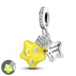 kf S78ee1c1e1efc46ad831533f91c89e766B New Firefly Charms Glow In The Dark Pendant Fit Original Bracelet For Women Jewelry Love Gifts