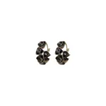 kf S5e810dde7fd245208bee51e919646653U 2023 New Fashion Trend Unique Design Elegant Exquisite Light Luxury Black Heart Zircon Earrings Women Jewelry