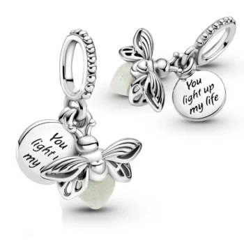 kf S78ee1c1e1efc46ad831533f91c89e766B New Firefly Charms Glow In The Dark Pendant Fit Original Bracelet For Women Jewelry Love Gifts