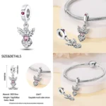 kf S1f66cd5a4b804890842af29351828aec2 2024 Original New in Romantic Retro Classic Series Lotus Charm Beads Fits Pandora Bracelet Women 925