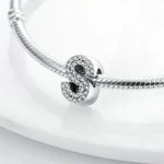 kf Se603a211f49a4a70a8fd669ed568f034r 26 A Z Alphabet Beads Silver Plated LOVE Letter Charm Fit Original Pandora Charms Bracelet Bangle