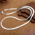 kf-S7516544750c349d2a172cfab71beb674L-925-Sterling-Silver-fine-4MM-Blade-Chain-Necklace-for-Women-Men-Luxury-wedding-party-Jewelry-Holiday