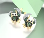 kf-Sb5bfb3ac54394c4ca3dd70b71ca57cb0G-SANTUZZA-Real-925-Sterling-Silver-Earrings-For-Women-Sparkling-Green-Black-Spinel-Cute-Crab-Latch-Back