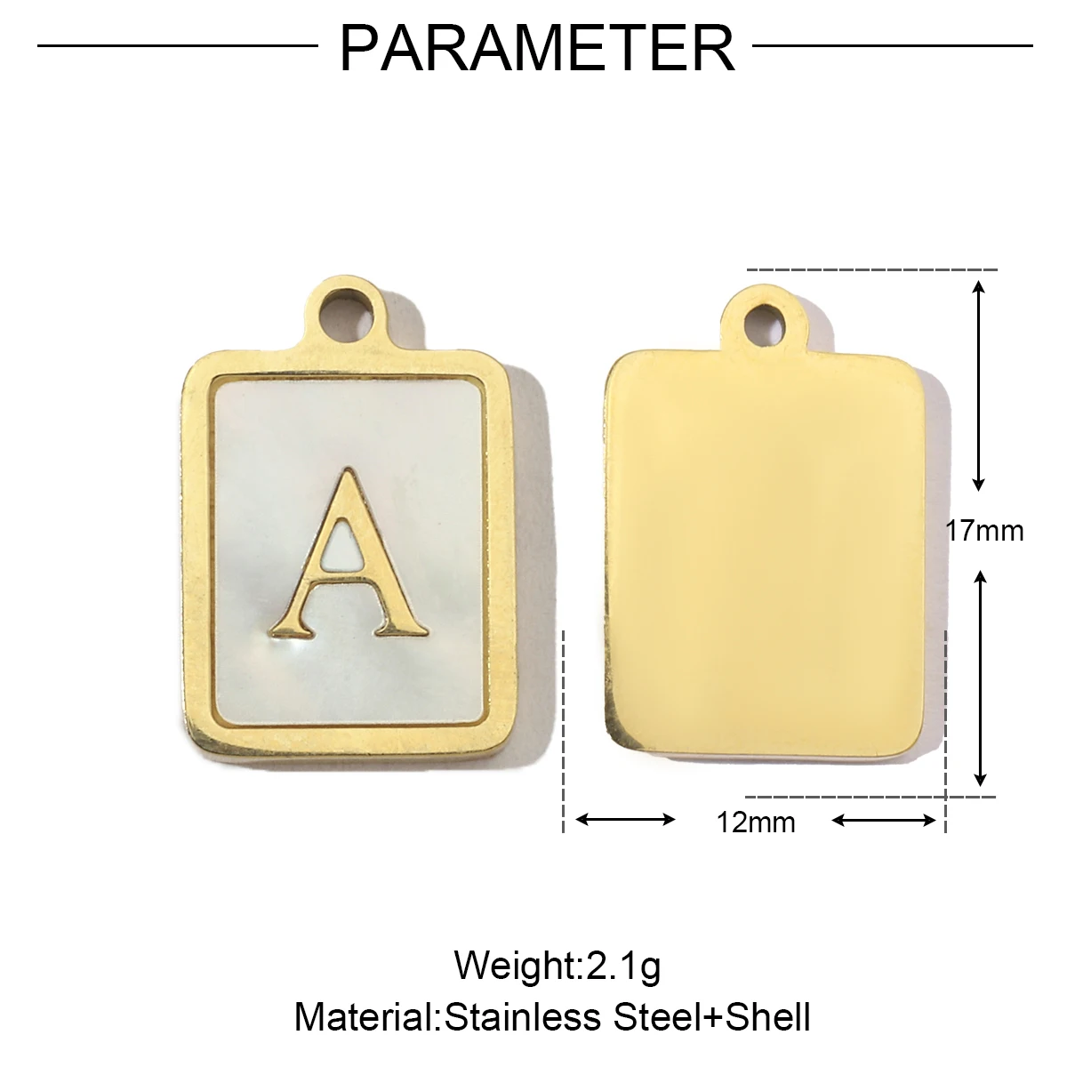 kf-S2a35448d82f641369a807d4a9607d205n-3pcs-Lot-14k-Gold-Plated-Never-Fade-Rectangular-Stainless-Steel-26-A-Z-Letter-Shell-Pendant