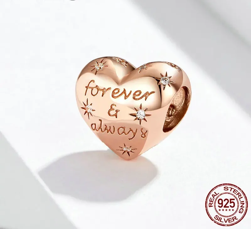 kf-Seddead7866294809828e1c237694cc81j-WOSTU-Forever-Always-Beads-100-925-Sterling-Silver-Rose-Gold-Charm-Fit-Original-Bracelet-Pendant-DIY