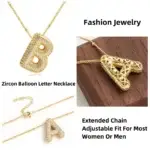 kf-S18bedc7bdecc410eb5b387a352e9b451m-MHS-SUN-Gold-Plated-Balloon-26-Letter-Necklaces-Copper-Zircon-Bubble-Initial-Pendant-Chunky-Women-Personality
