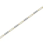 kf S9bdfdaa2d6444a57b142a54f2aff6cca3 Lnngy Certified Round 3MM Moissanite Bracelet For Women 925 Sterling Silver Adjustable Chain Bracelets Fashion Hand