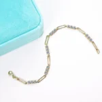 kf S9bdfdaa2d6444a57b142a54f2aff6cca3 Lnngy Certified Round 3MM Moissanite Bracelet For Women 925 Sterling Silver Adjustable Chain Bracelets Fashion Hand