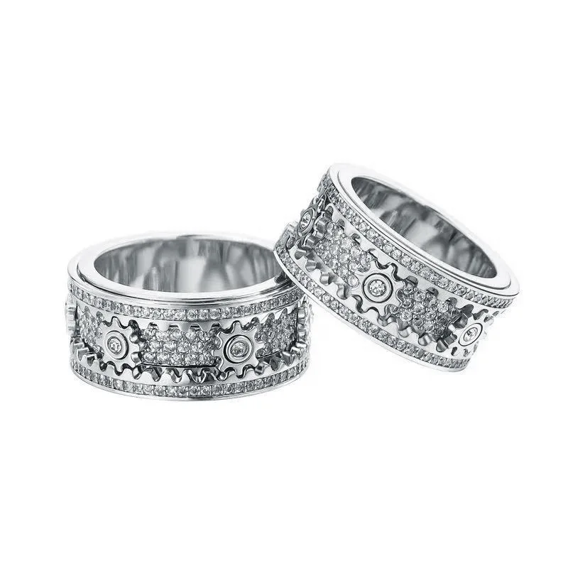 kf Sac9848f8e5a34883a138d5ba559555fdR S925 Sterling Silver Charms Rings for Women Mechanical Gear shaped Inlaid Micro Zircon Rotating Good Luck kf Sac9848f8e5a34883a138d5ba559555fdR S925 Sterling Silver Charms Rings for Women Mechanical Gear shaped Inlaid Micro Zircon Rotating Good Luck